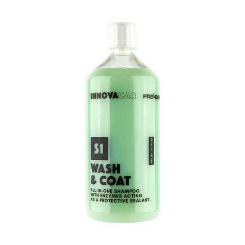Innovacar S1 Wash & Coat &mdash; шампунь-захист з гідрофобом (pH-нейтральний) INV-S1-1L фото