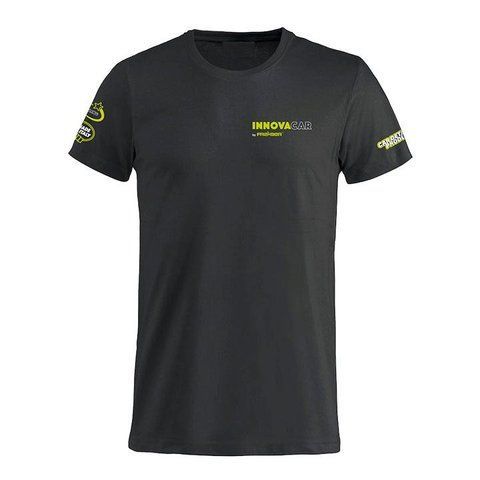 Official Innovacar Black T-Shirt 100% Cotton &mdash; чорна футболка, 100% натуральна бавовна INNV-TSHIRT фото