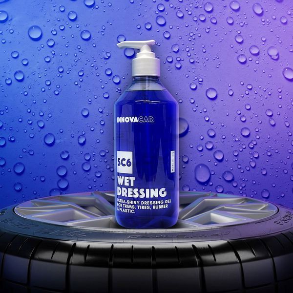 Innovacar SC6 Wet Dressing &mdash; ультраглянцевий чорнитель шин та пластику INV-SC6-500ML фото
